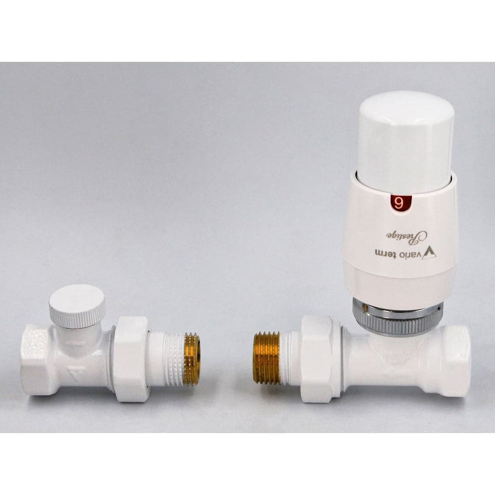 Комплект для прямого подключения с термоголовкой Vario Term Elegant белый ELGS0206C/FP