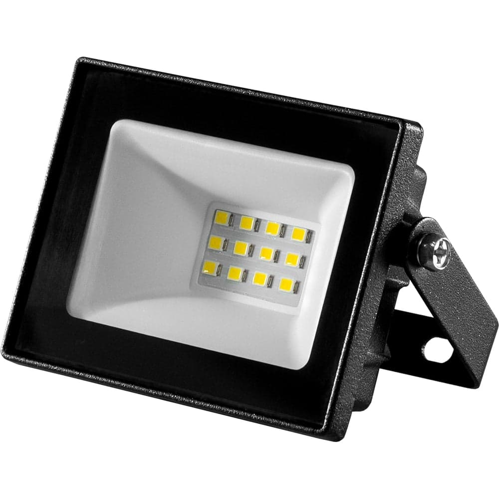 Светодиодный прожектор ELF LED, SMD, 10Вт, черный корпус, IP65, белый ELFLED-FL-10W-black-W