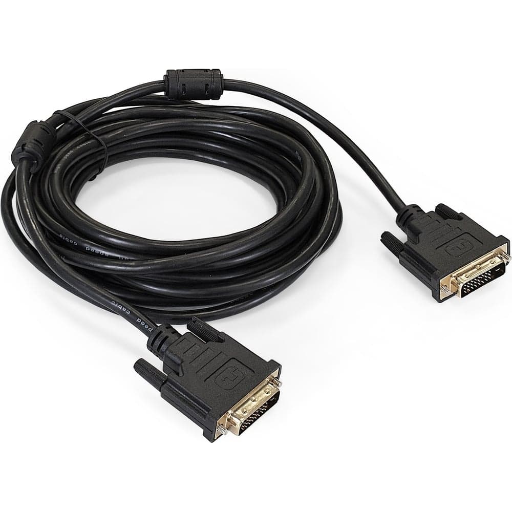 Кабель ExeGate DVI dual link EX-CC-DVI2F-5.0 25M 25M, 5м, 2 фильтра, позолоченные контакты 191096