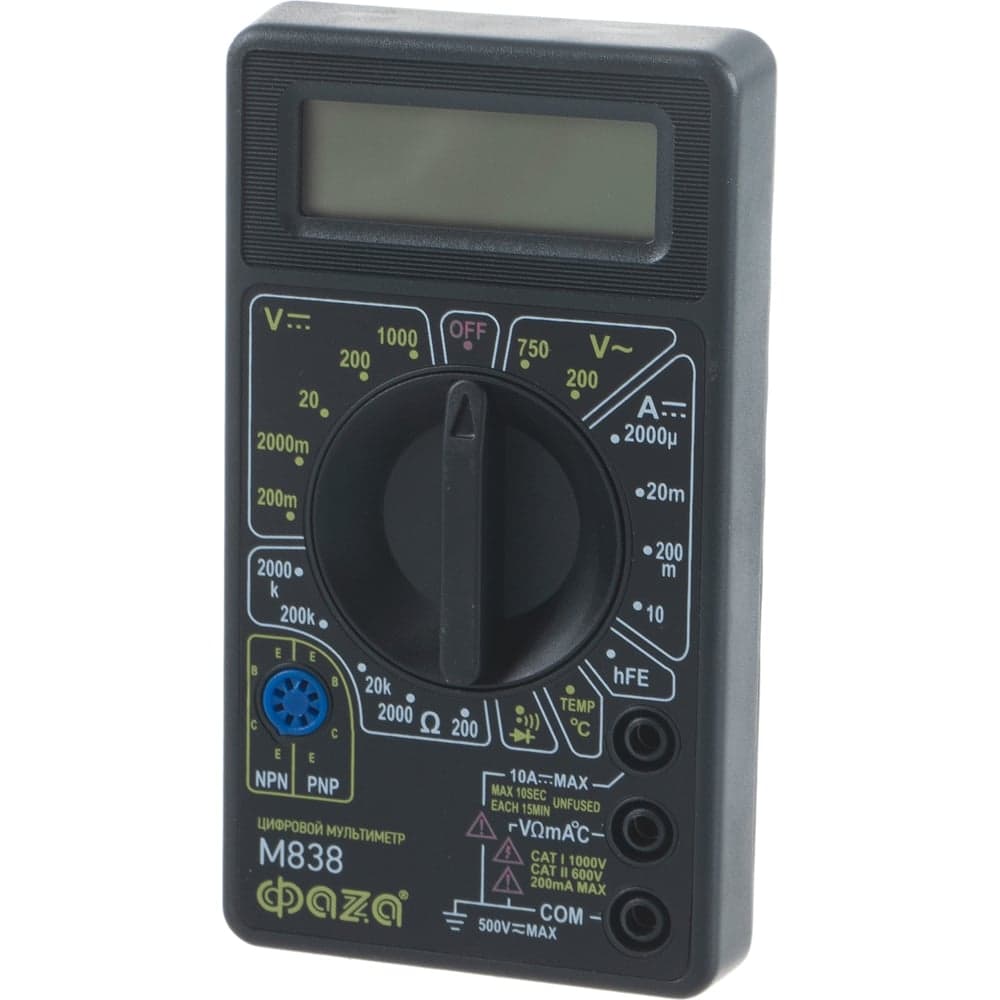 Цифровой мультиметр ФАZА M838 5000452