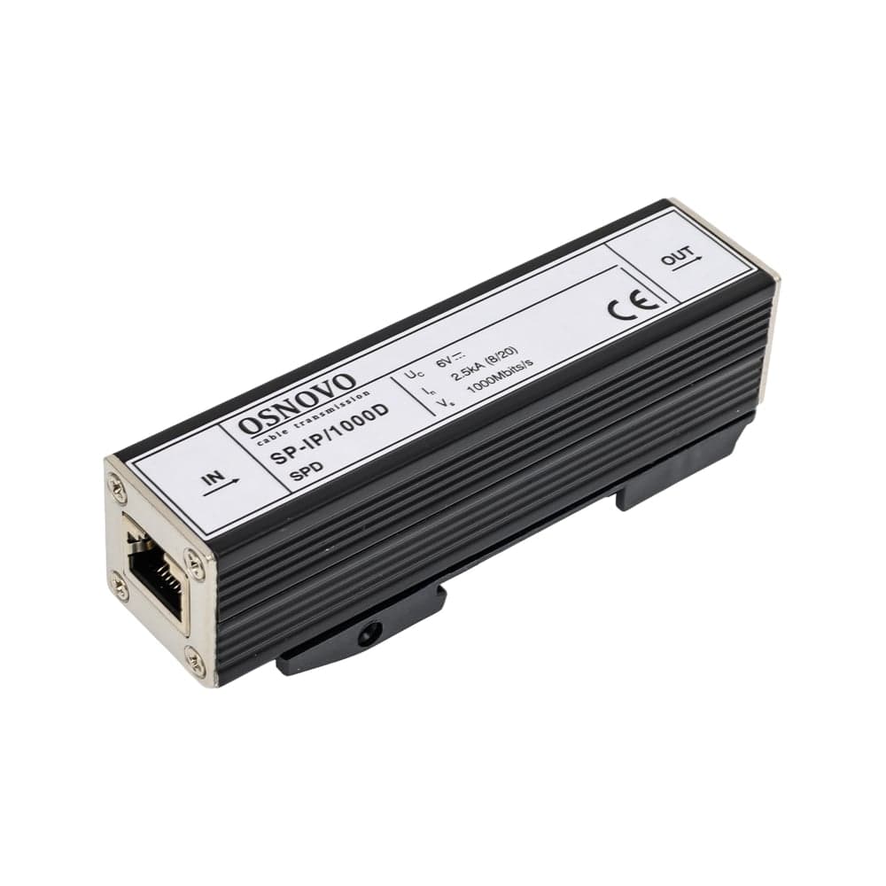 Устройство грозозащиты для локальной вычислительной сети OSNOVO SP-IP/1000D (скорость до 1000 Мб/с) sct1078
