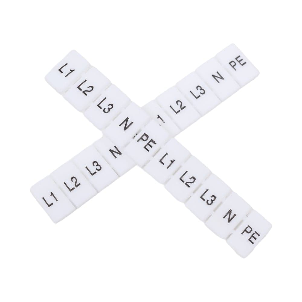 Маркер HLT для UK-ZB 6 (2.5мм2) с символами (L1, L2, L3, N, PE) 100шт./уп. 081-24-069