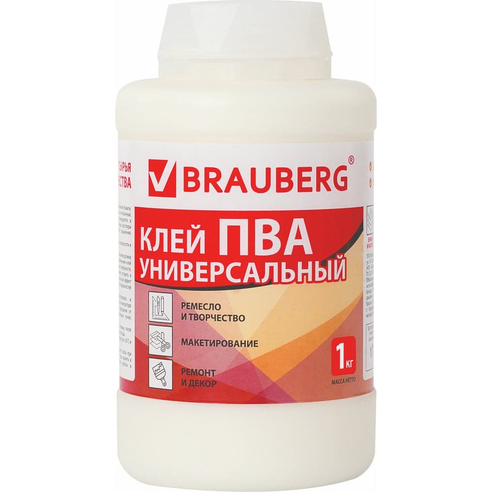 Универсальный клей ПВА BRAUBERG 1 кг 600983 - 2
