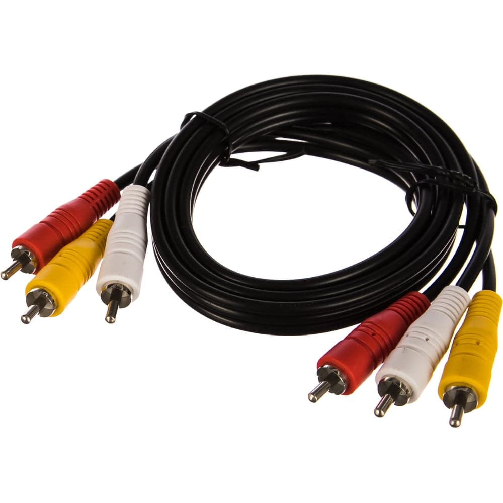 Кабель PERFEO 3xRCA вилка - 3xRCA вилка, длина 1 м. R3102 30 010 729