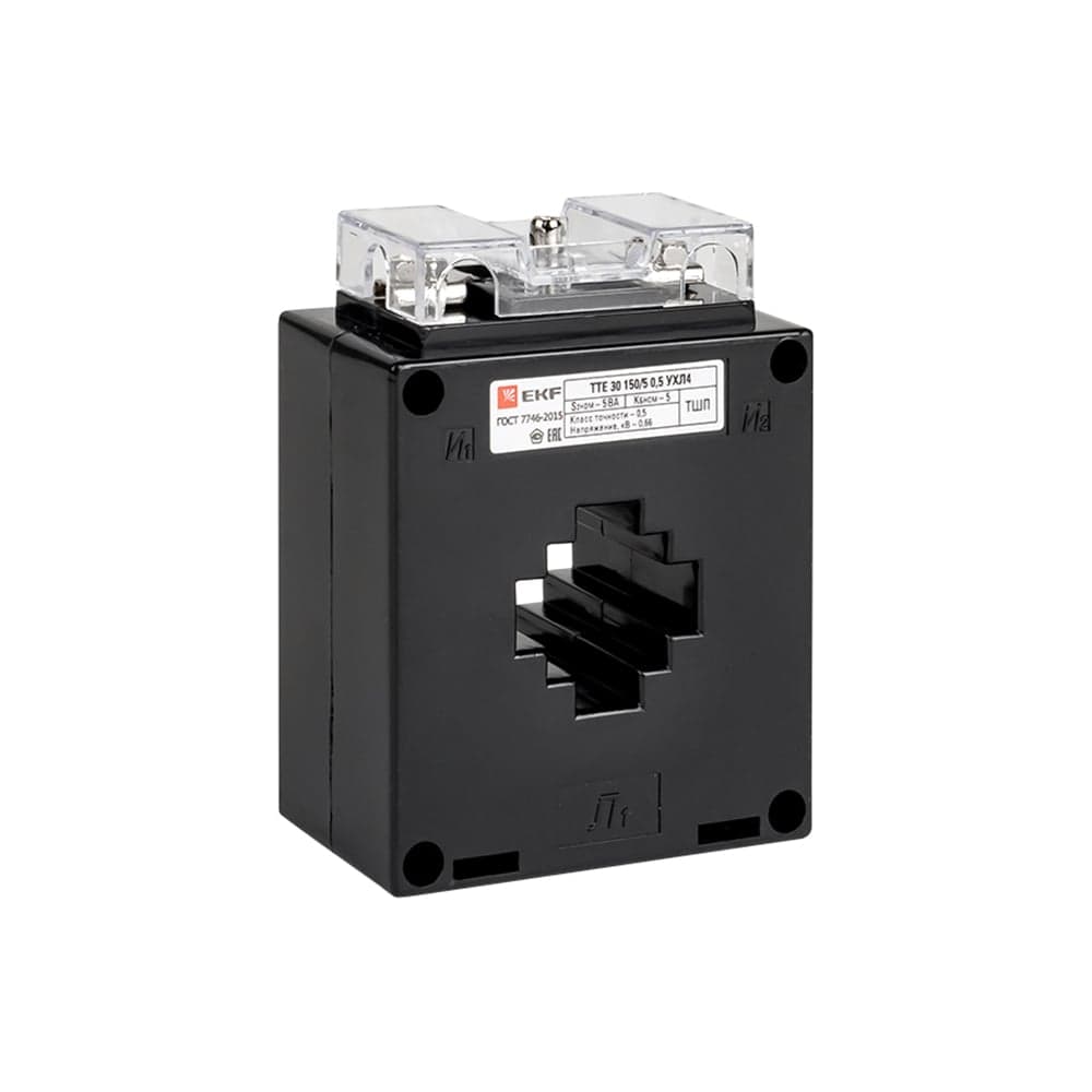 Трансформатор тока EKF ТТЕ-30-150/5А класс точности 0,5 PROxima tte-30-150