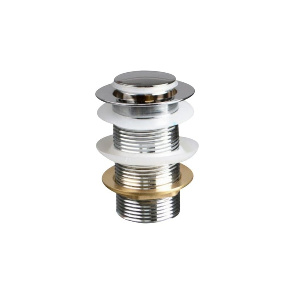 Донный клапан Terma CLICK-CLACK c маленькой кнопкой, chrome 32365