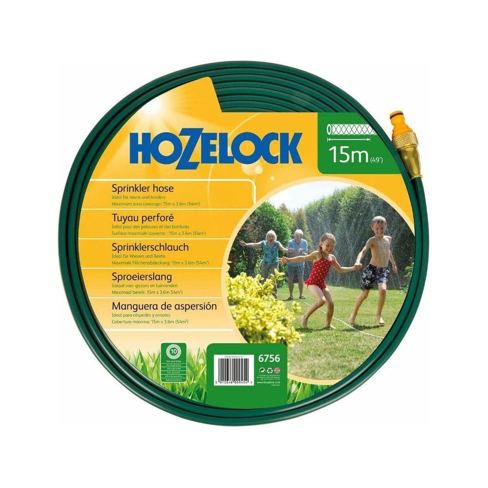 Разбрызгивающийся шланг для полива 15 м с коннекторами Hozelock 6756 6756P3600