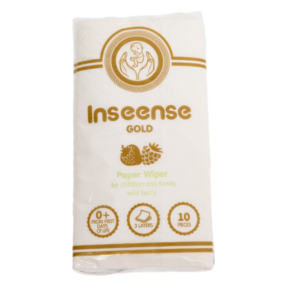 Бумажные платочки INSEENSE 3 слоя, 10 шт, аромат лесных ягод Ins10ly