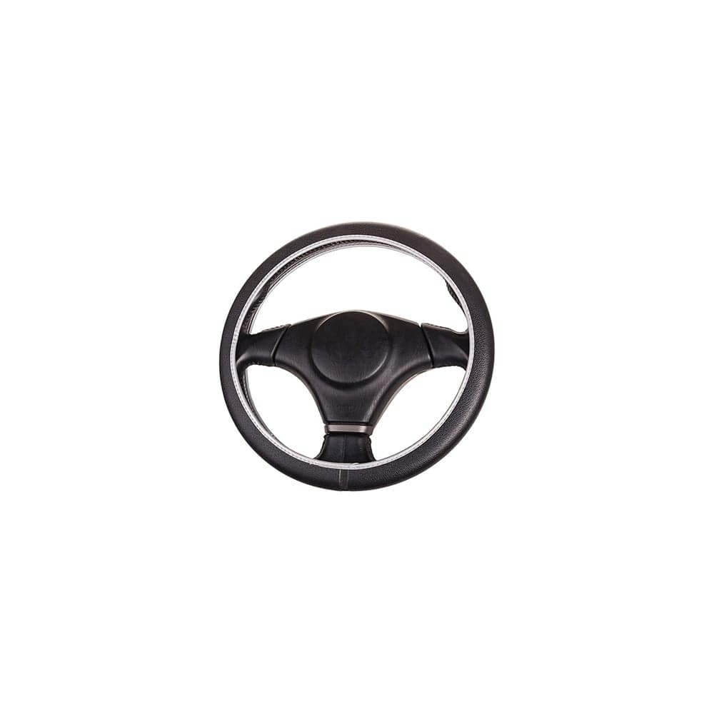 Оплетка SKYWAY FLEX-9 M, черно/серебристая, экокожа S01109010
