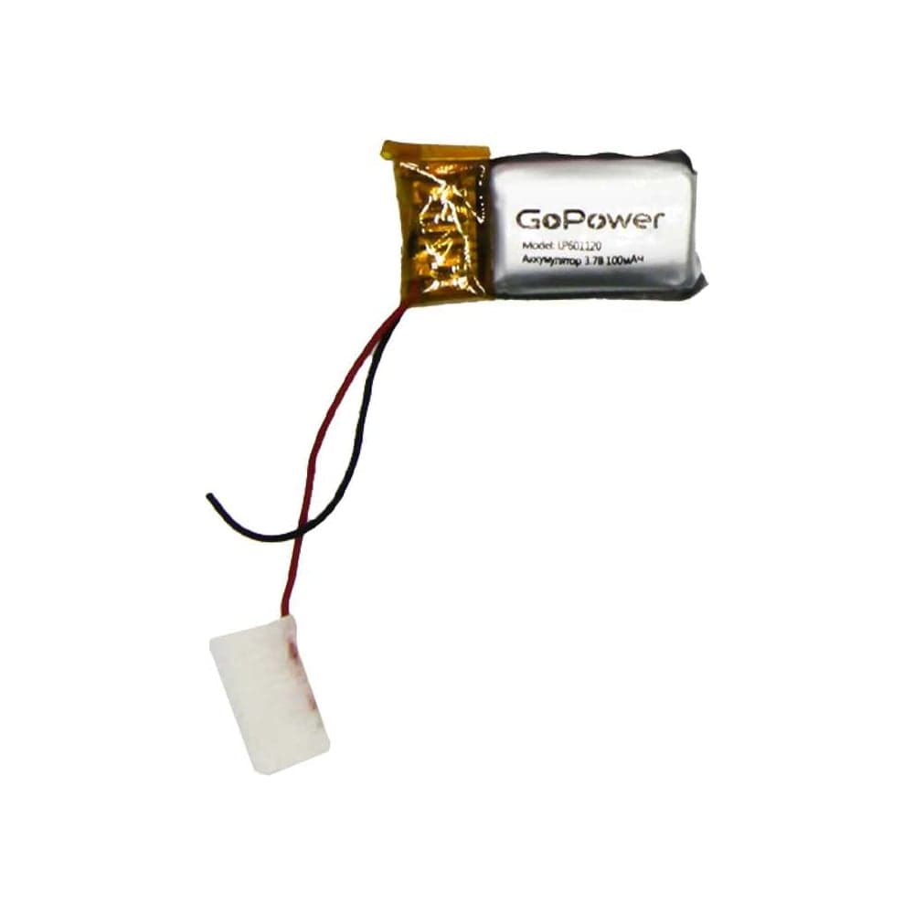 Аккумулятор GoPower Li-Pol LP601120 PK1 3.7V 100mAh 00-00019595