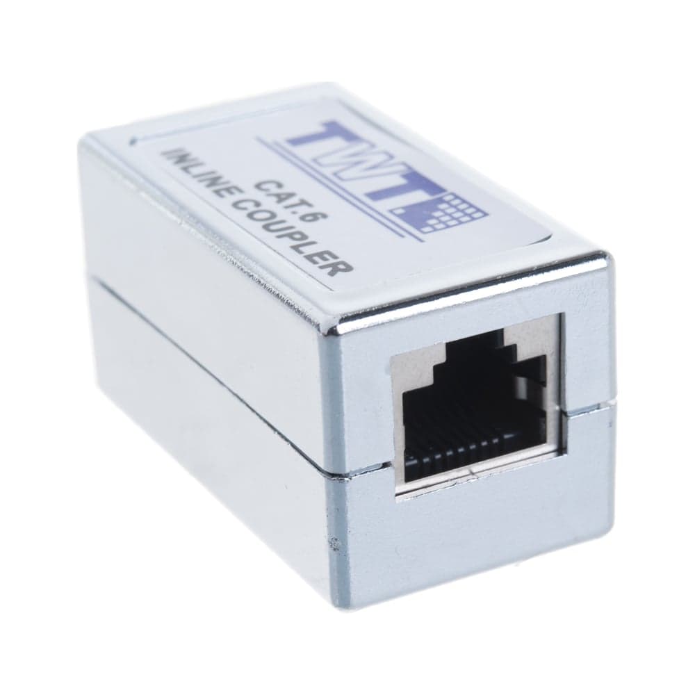 Соединитель 2-х портов RJ-45, экранированный, категории 6 TWT CP45STP6