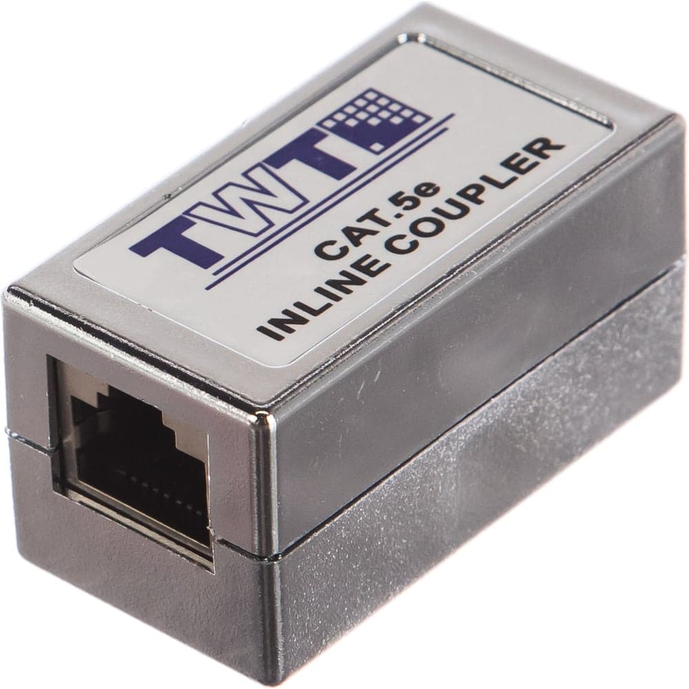 Соединитель 2-х портов TWT RJ-45, экранированный, категории 5е CP45STP5E