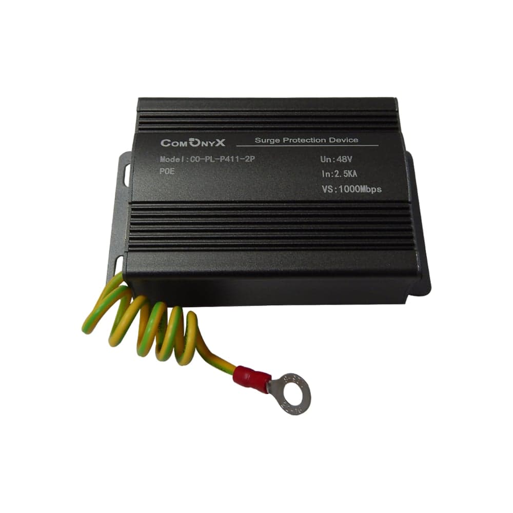 Грозозащита витой пары ComOnyx rj45 с poe, на два порта, co-pl-p411-2p, 100-054