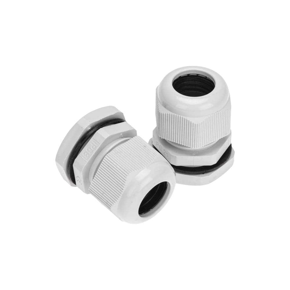 Кабельный ввод REXANT PG-21 (13-18мм) серый, комплект (2 шт/уп) 07-8021-A2