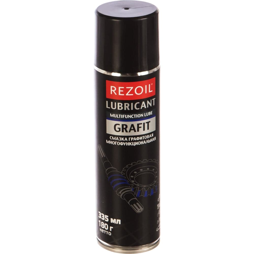 Графитовая смазка аэрозоль 335 мл REZOIL GRAFIT 03.008.00031