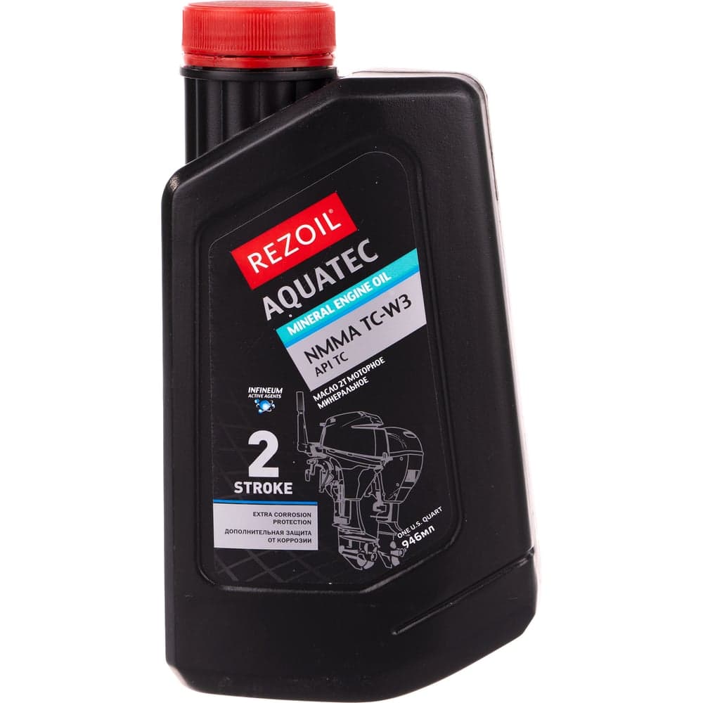 Масло REZOIL NMMA TC-W3 AQUATEC 2-т, 0.946 л 03.008.00025
