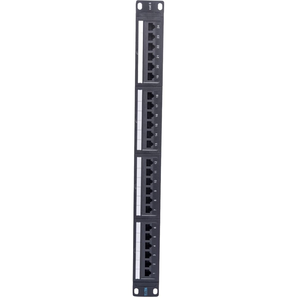 Патч-панель TWT 19 , 24 порта RJ-45, категория 6, UTP, 1U, PP24UTP/6