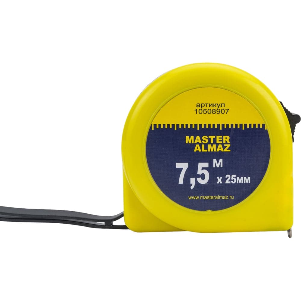 Рулетка МастерАлмаз 7.5mx25mm, эконом 10508907