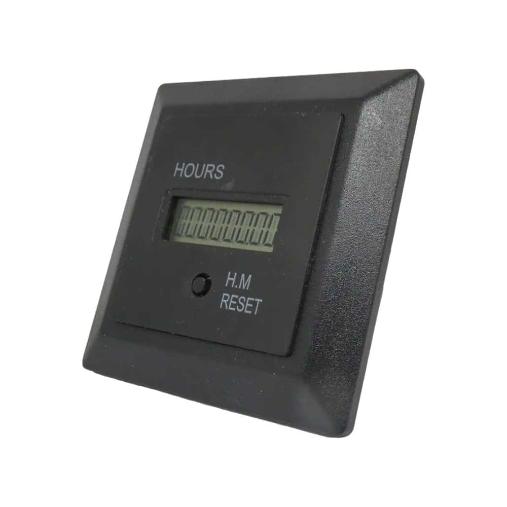 Счетчик времени наработки DELTAKIP Delta-Kip DK-HM-8L с кнопкой сброс, черный 10-60VD DK-A0000009