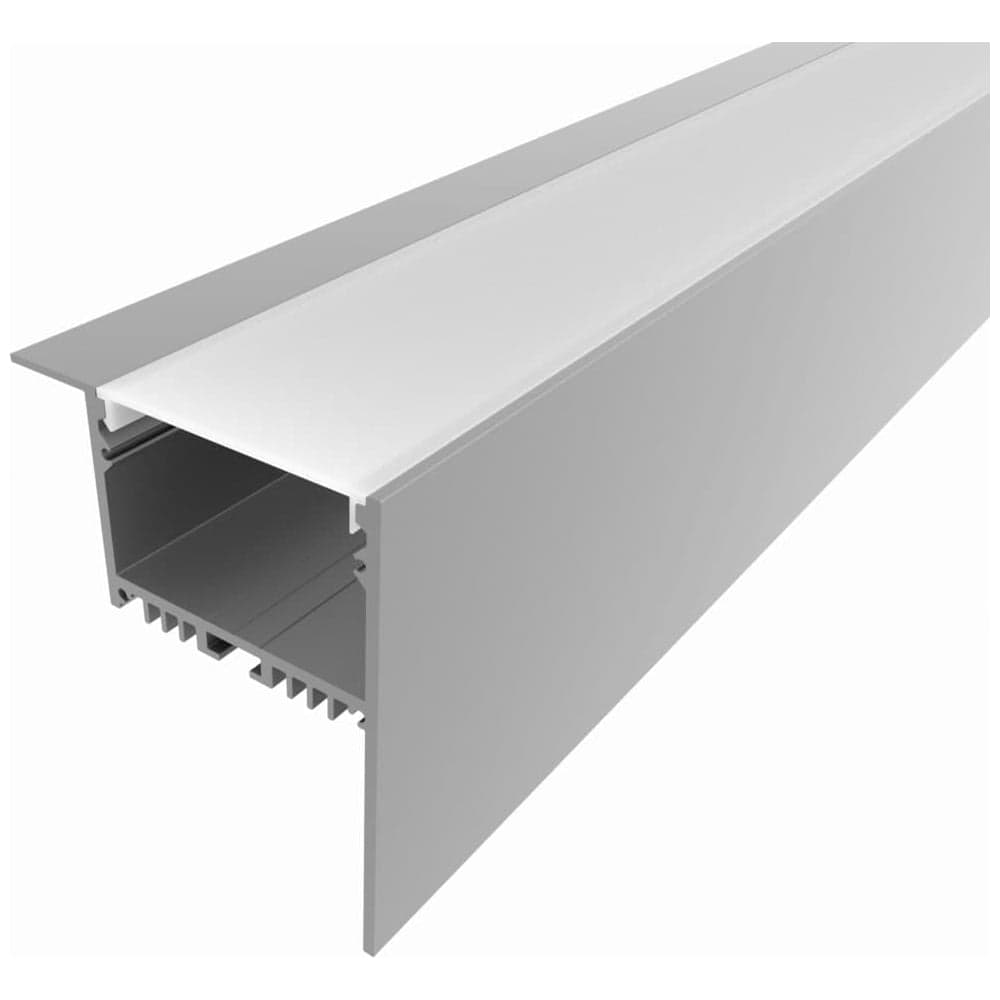 Комплект алюминиевого профиля с экраном и заглушками LEDCRAFT LC-NKU7664M44-3 1627000098