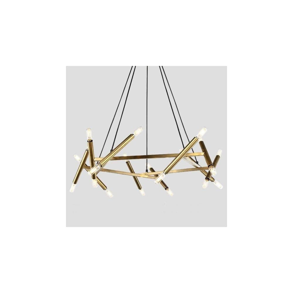 Подвесной светильник IMPERIUMLOFT JONATHAN BROWNING Le Pentagone Chandelier 20 Light 123487-22