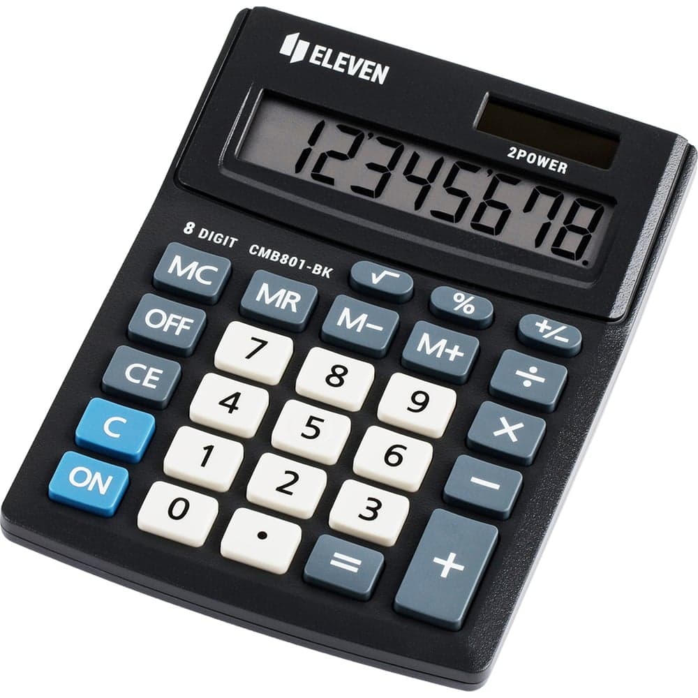 Настольный калькулятор Eleven Business Line 8 разрядов CMB801-BK