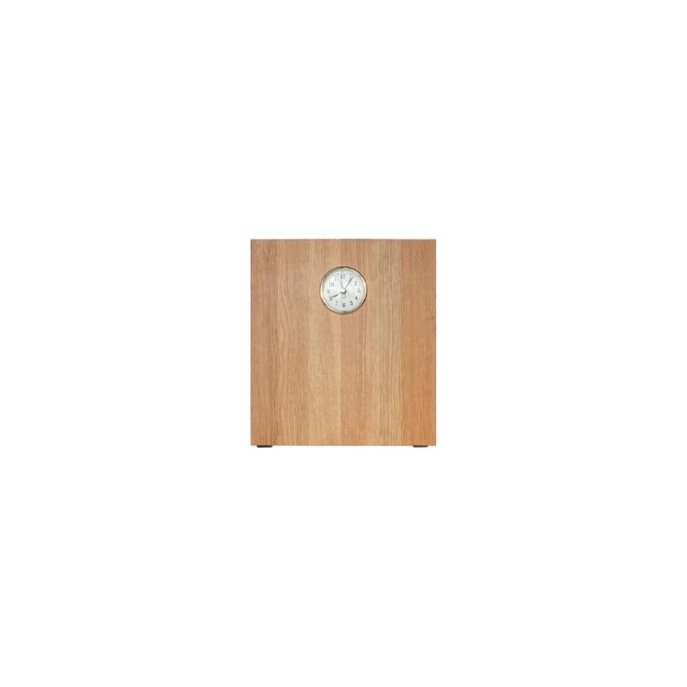 Подставка для планшета с часами MAKMART 250x276x10 мм, отделка дуб/черный бархат (матовый) RS.PLD.12.9005.D