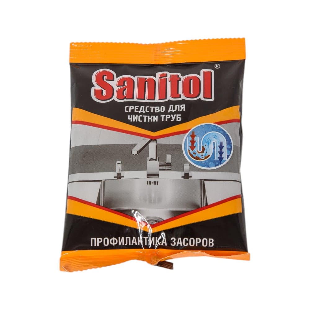 Антизасор Sanitol для чистки труб, 90 г ЧС-152