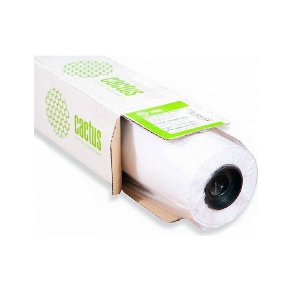 Бумага Cactus Eco CS-LFP80-1067457E 42"(A0+), 1067 мм 45.7 м, 80 г/м2, белый CIE 155%, для струйной печати 336874