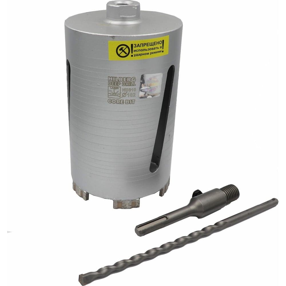 Коронка алмазная по бетону Laser Deep Drill (102х150 мм) Hilberg HD310