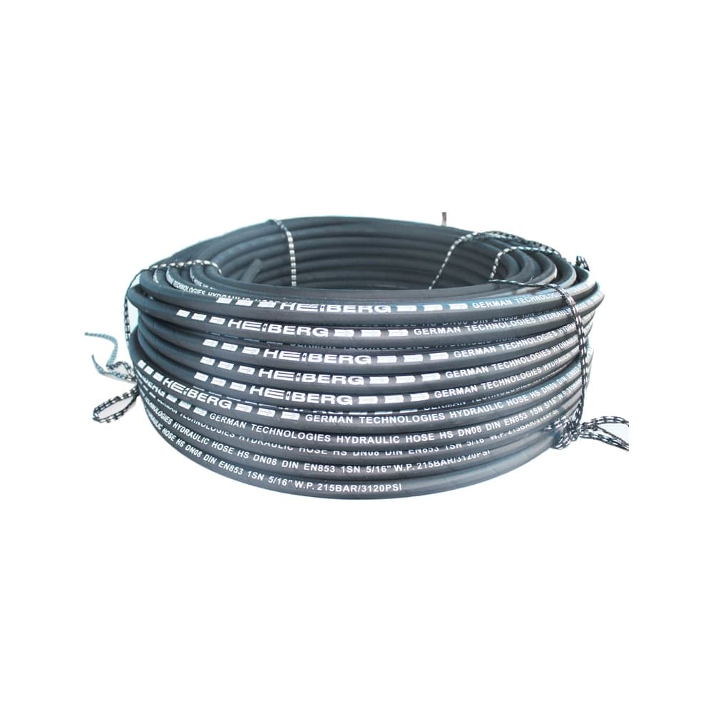 Рукав высокого давления HEIBERG Dn10 DIN EN853 2SN, 1/4",W.P.331 BAR, 100 м 0002SN10