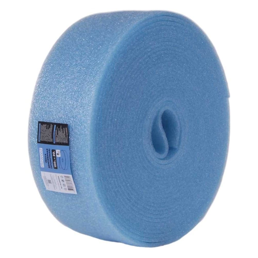 Кромочная демпферная лента HOWARD 8 мм, голубая, 150 мм, 20 м 00-00001246