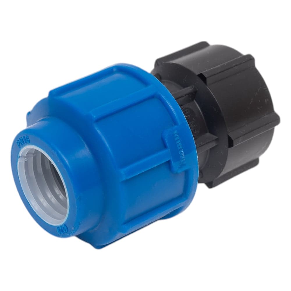 Компрессионная муфта для ПЭ труб LAMMIN вр 20x3/4" Lm34004020020