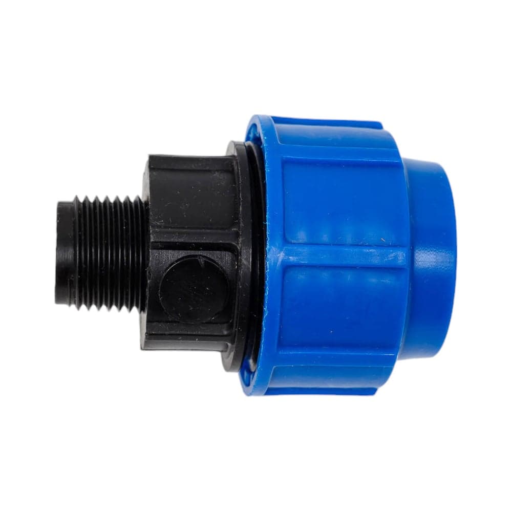 Компрессионная муфта для ПЭ труб LAMMIN нр 25x1/2" Lm34003025015