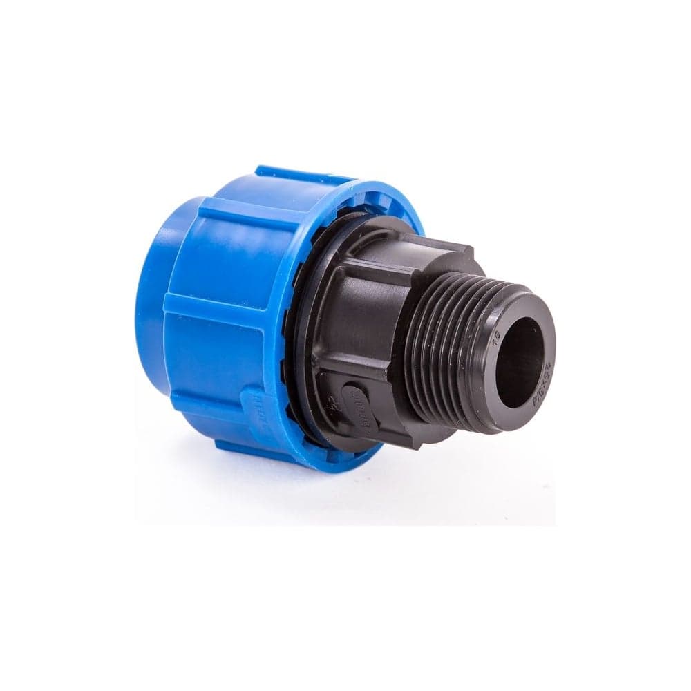 Компрессионная муфта для ПЭ труб LAMMIN нр 20x3/4" Lm34003020020