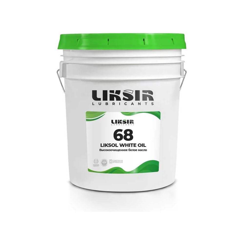 Высокоочищенное белое масло LIKSIR LIKSOL WHITE OIL 68, 20л 204014