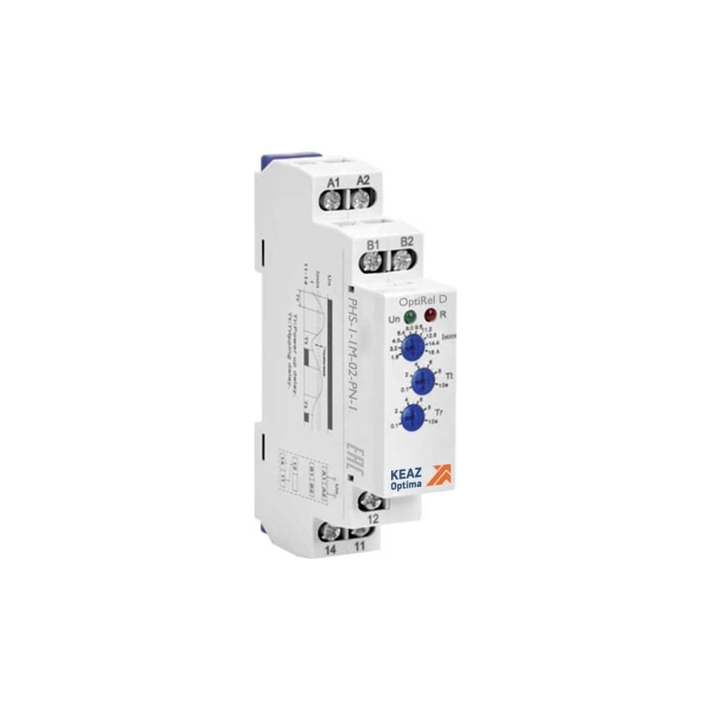 Реле контроля фаз КЭАЗ OptiRel D PHS-1-1M-01-PN-1 повышенного или пониженного 1Ф 1СО 332004