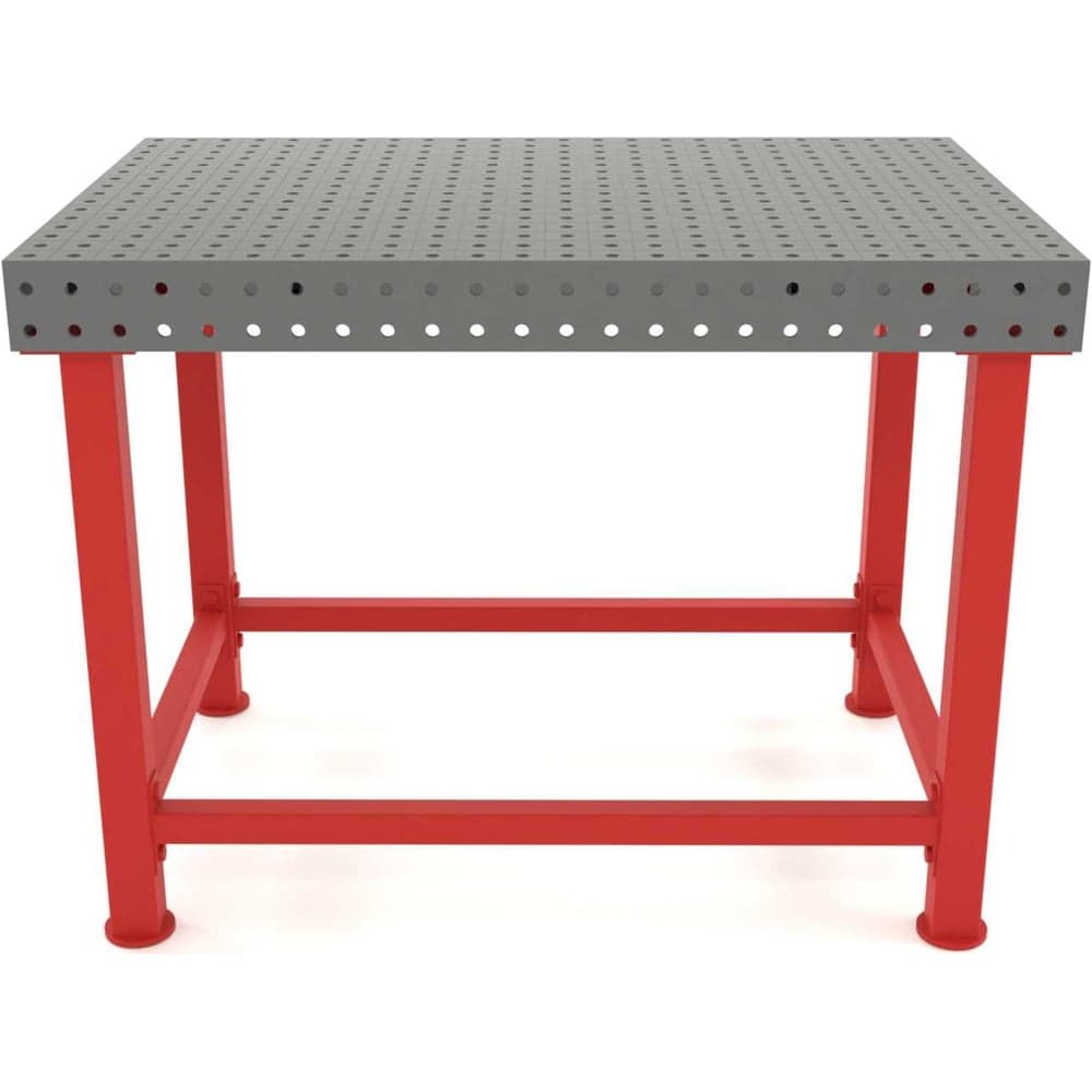 Сварочный стол Flamet profi 800x1200, 10 мм, подстолье с перемычками без колес PBK-800x1200-10