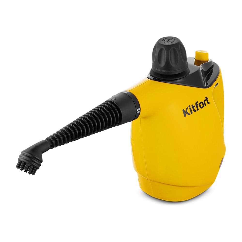 Пароочиститель Kitfort черно-желтый КТ-9140-1