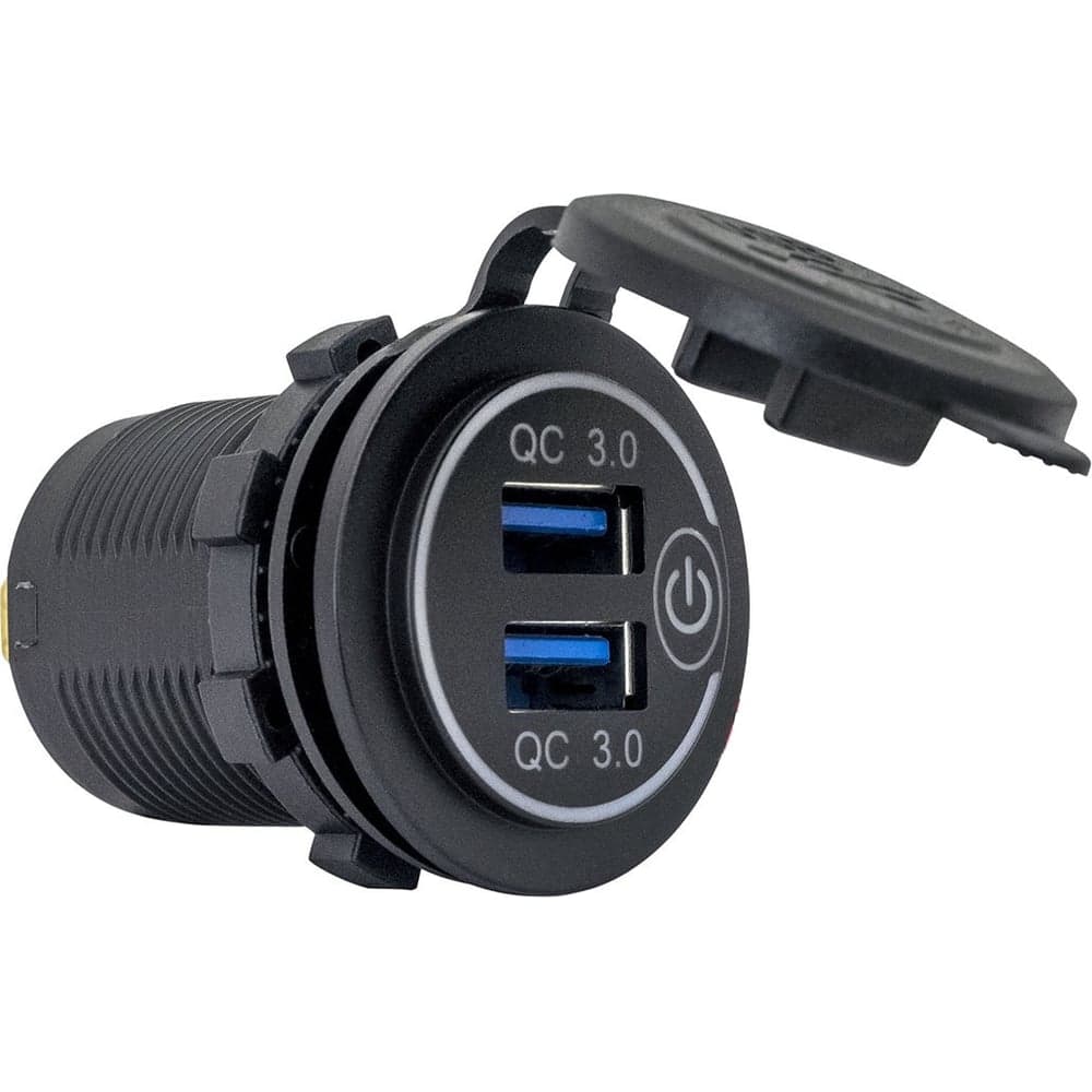 Розетка-USB РИФ 2 QC 3.0 34x37x54 RIF22-4-1014000