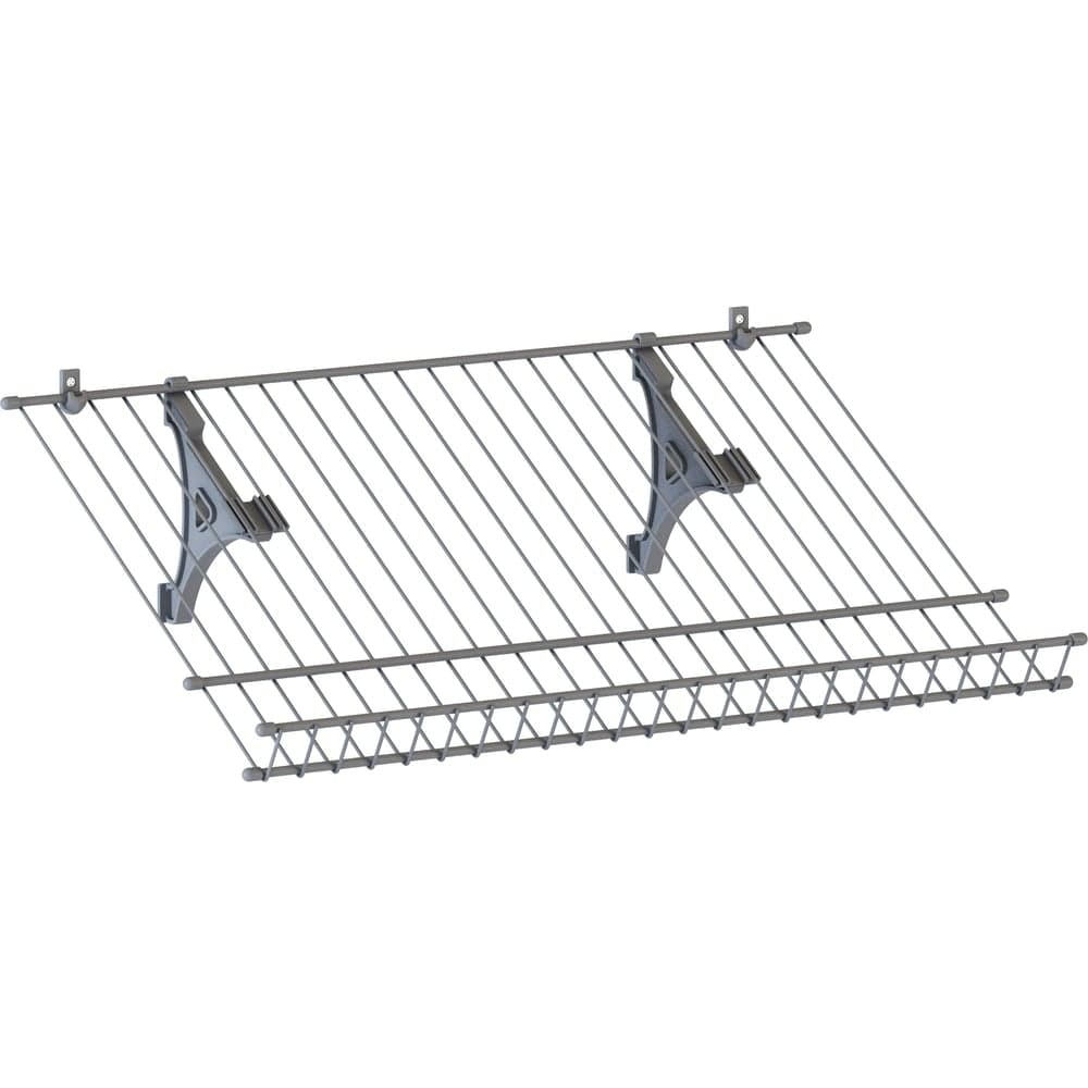 Обувница НАЙДИ 350x600, металлик серебристый SOB-350х600.26