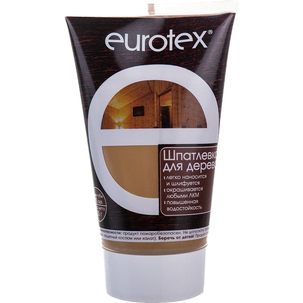 ШПАТЛЕВКА ПО ДЕРЕВУ Eurotex ДУБ 0,225 КГ 17748
