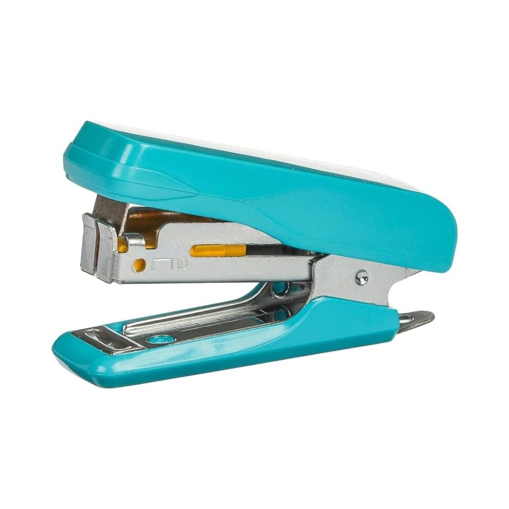 Степлер-мини Комус pslbl1010 10, до 10 листов, пластик, голубой 1270910