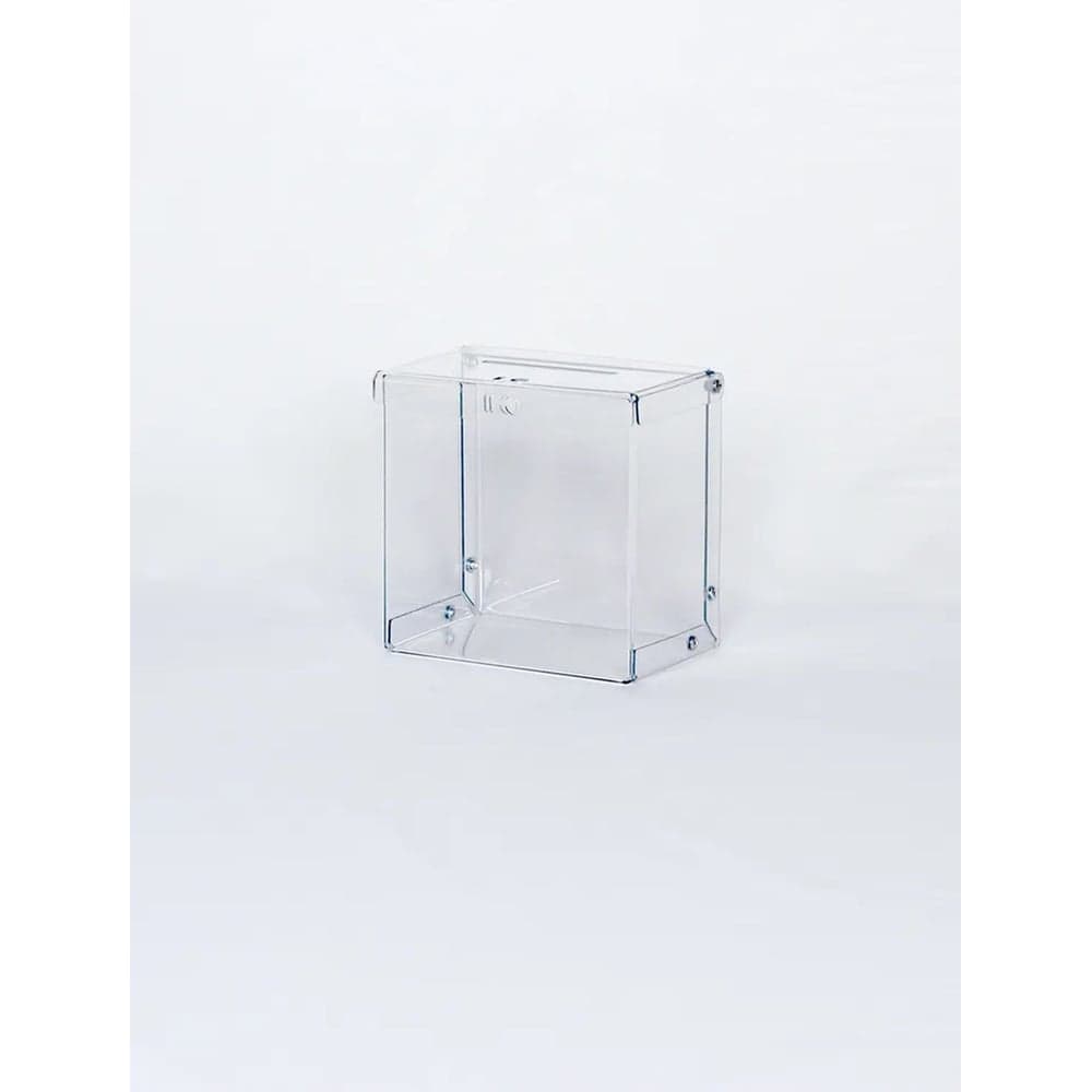 Ящик для пожертвования, голосования, хранения непищевых продуктов CRYSTAL-BOX +3 пломбы 15x10x15 см box10/