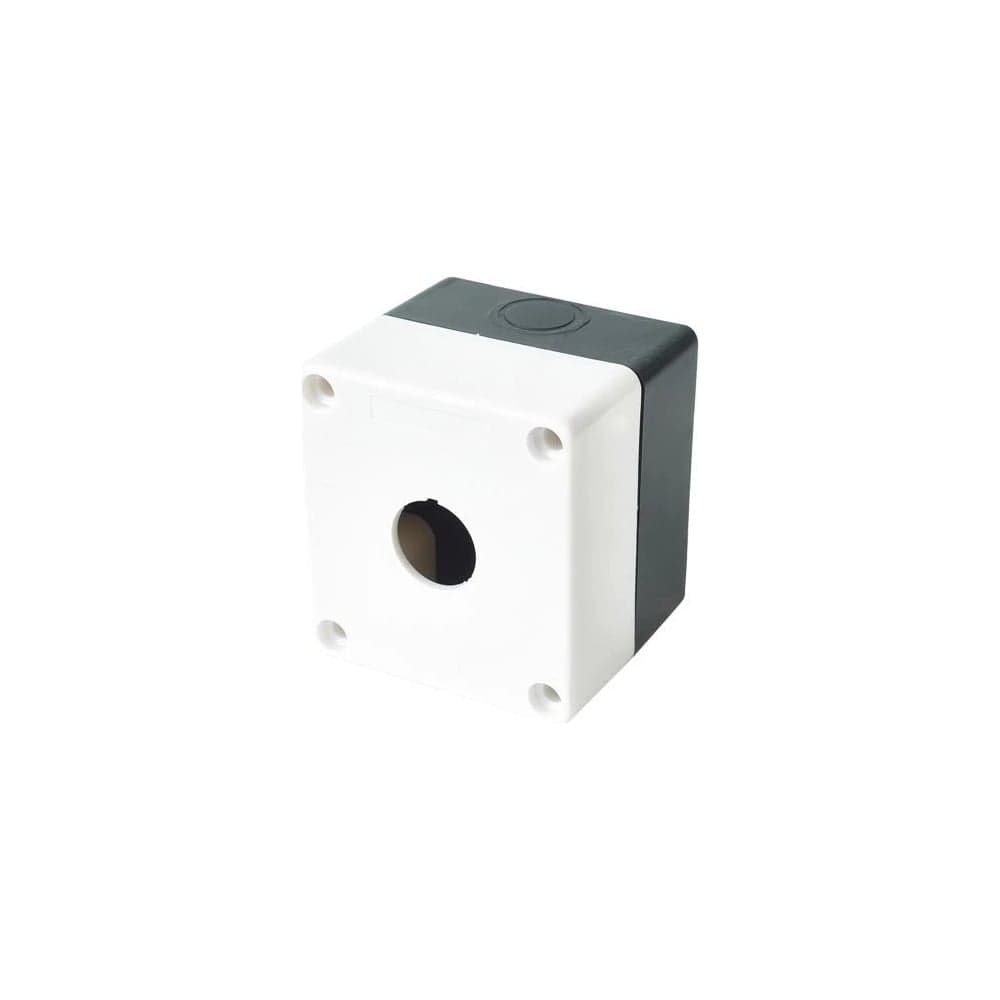 Пластиковый корпус КП101 HLT 1 кнопка белый 085-11-001