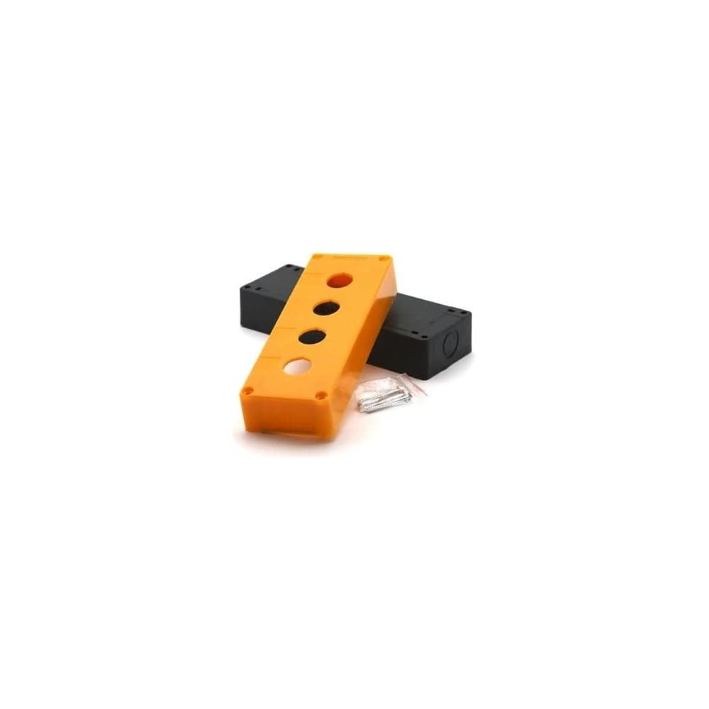 Пластиковый корпус КП104 HLT 4 кнопки желтый 085-11-008