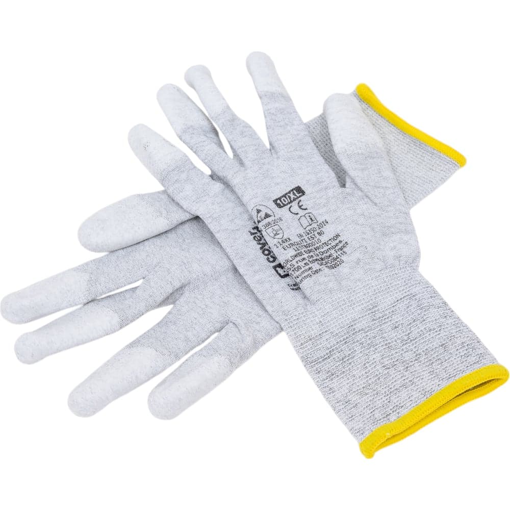 Перчатки COVERGUARD EUROLITE EST80 белые, размер 10 1EST80