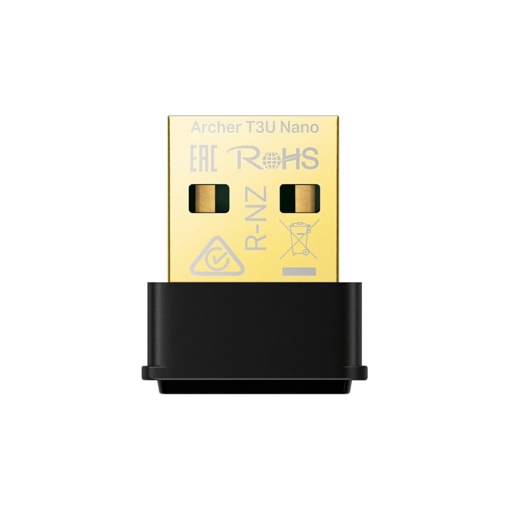 Двухдиапазонный компактный Wi-Fi USB-адаптер TP-LINK AC1300 Archer T3U Nano