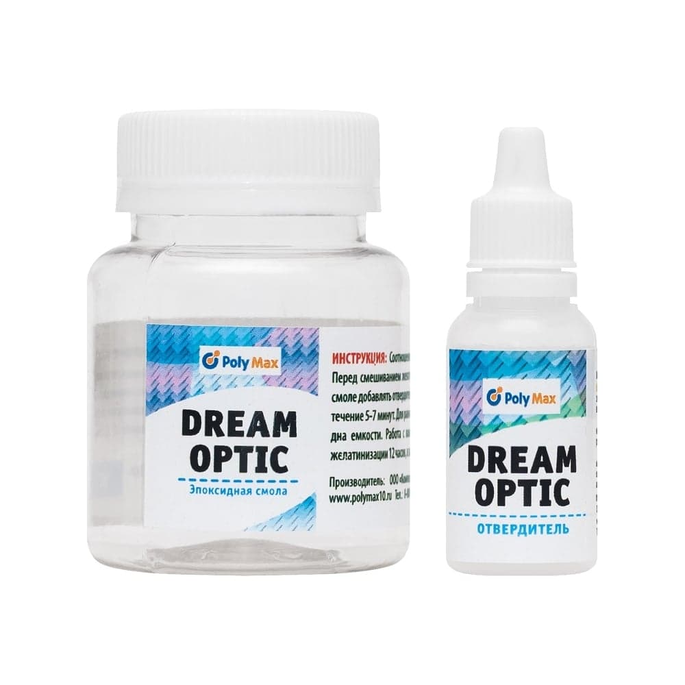 Модифицированная прозрачная эпоксидная смола Poly max Dream Optic 68 гр. DO0.68