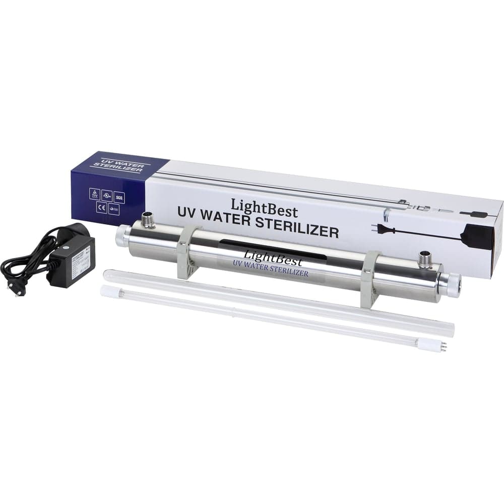 Уф стерилизатор для обеззараживания воды LightBest sde-040, uv-12gpm, 1x40w 700409003